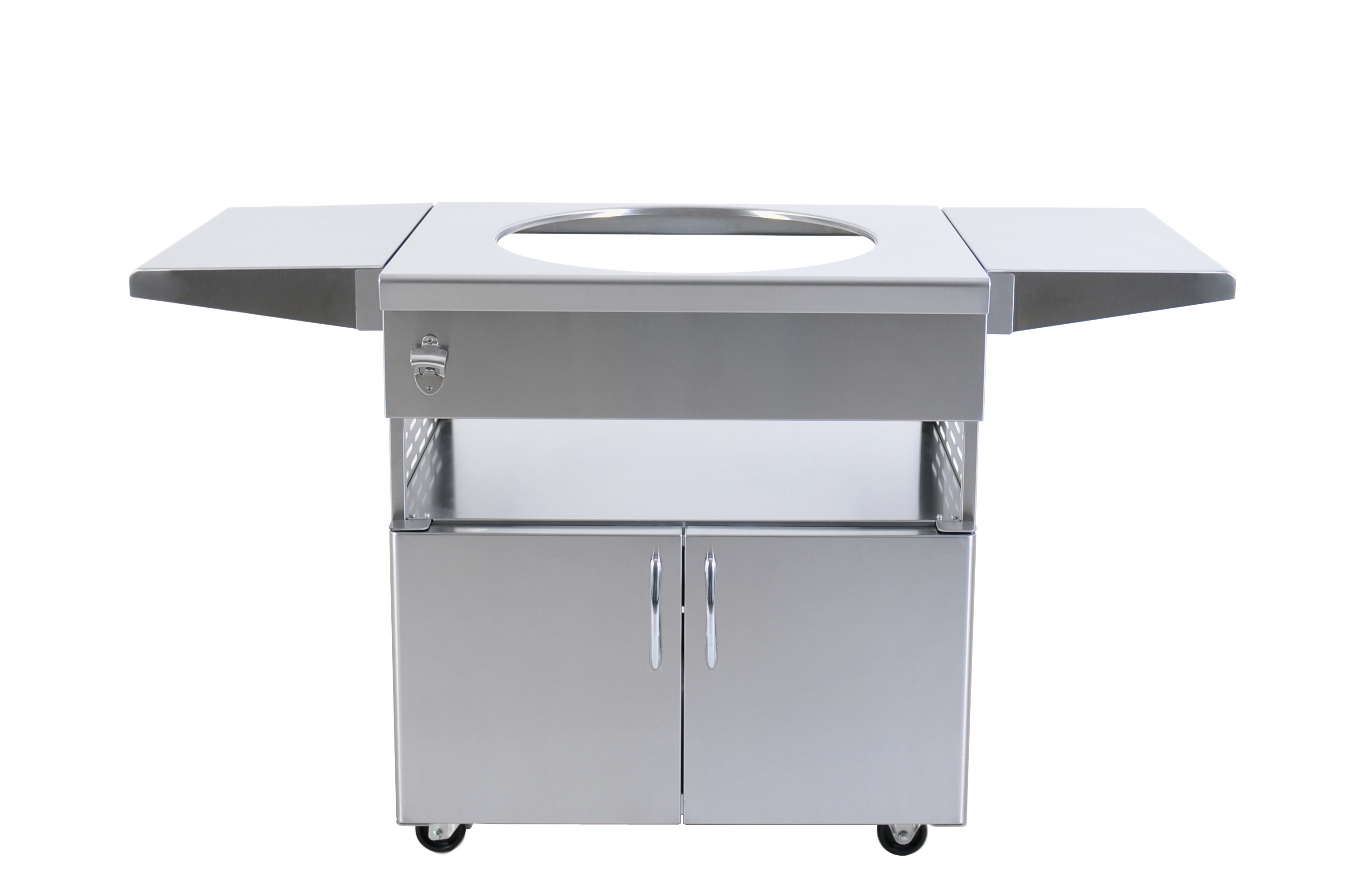 Luxury barbecue stainless steel benches